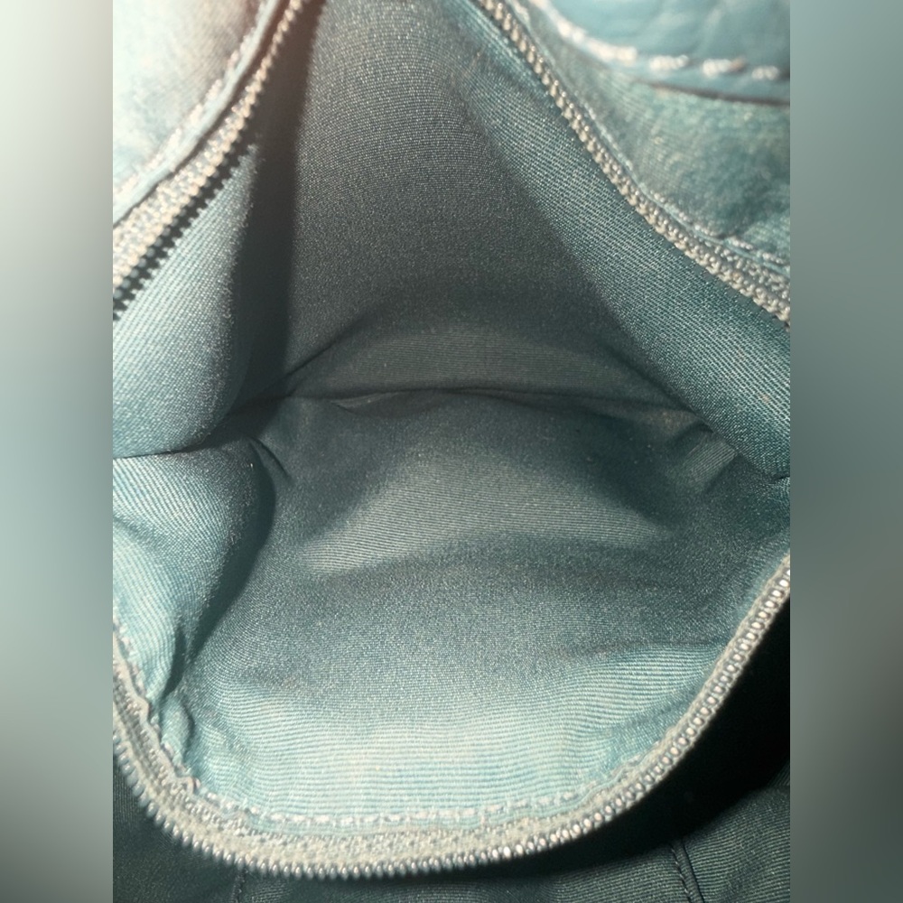 Coach Petal Drawstring Leather Shoulder Bag Suede Pebble Leather F11829 - Picture 9 of 11